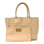 Nappa Intrecciato Small Cabat Colonial Lotus Aurora