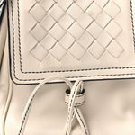Nappa Intrecciato Double Pocket Crossbody Mist Black
