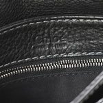 Calfskin Small Paddington Capsule Satchel Black