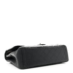 Caviar Quilted Maxi Double Flap Black