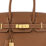 Togo Birkin 30 Gold