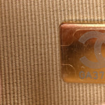 Lambskin Quilted CC Pearl Crush Wallet on Chain WOC Light Orange