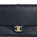 Snakeskin CC Unchained Clutch Navy