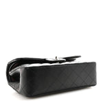 Lambskin Quilted Small Double Flap Black
