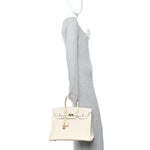 Epsom Birkin 35 Craie