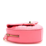 Lambskin Quilted Large CC In Love Heart Bag Light Pink