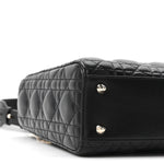 Lambskin Cannage Small My ABCDior Lady Dior Black