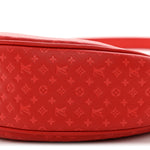 Calfskin Nanogram Embossed Loop PM Rouge