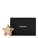 Metal CC Star Minaudiere Crossbody Gold