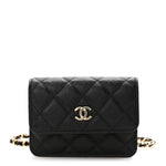 Caviar Quilted Belt Bag Black
