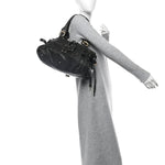 Calfskin Medium Paddington Capsule Satchel Bleu Nuit