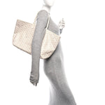 Goyardine Saint Louis Claire Voie PM White Pink