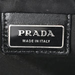 Nylon Small Flat Messenger Bag Black