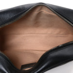 Calfskin Matelasse Small GG Marmont Chain Shoulder Bag Black