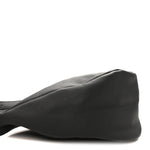 Grained Calfskin Large Slouchy Banana Bag Black
