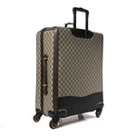 GG Supreme Monogram Web Medium Savoy Trolley Beige Ebony