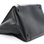Supple Calfskin Medium Phantom Luggage Black