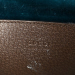 GG Supreme Monogram Textured Dollar Calfskin Web Small Ophidia Dome Shoulder Bag Beige Ebony New Acero