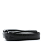 Lambskin Mini GG Milano Top Handle Shoulder Bag Black
