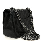 Caviar Quilted Mini Square Flap Black