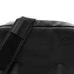 Soft Grained Calfskin XS Military Messenger Bag Black
