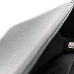 Caviar Quilted Small Boy Flap Black