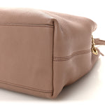 Pebbled Calfskin Medium Soho Chain Shoulder Bag Camelia