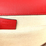 Calfskin Bamboo Web Medium Dionysus Top Handle Bag Red White Blue