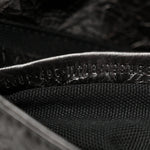 Crackled Calfskin Baguette 26424 Black