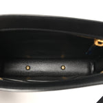 Calfskin Reverse Satchel Black