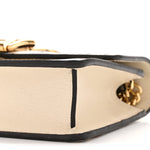Textured Calfskin Valentine's Day Super Mini Sylvie Chain Shoulder Bag Ivory