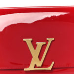 Patent Louise Clutch Rose Indien