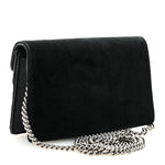 Velvet Super Mini Dionysus Shoulder Bag Black