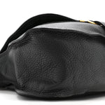 Calfskin Medium Marcie Satchel Black