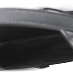 Grained Calfskin Mini Saddle Bag Black