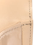 Patent Calfskin Quilted New Medium Plexiglass Boy Flap Beige
