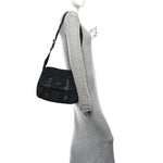 Tessuto Nylon Messenger Bag Black