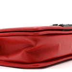 Calfskin Quilted Medium Boy Flap Red