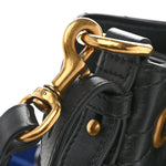 Calfskin Matelasse Sylvie Web GG Marmont Bucket Bag Black