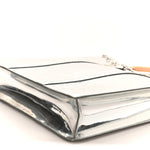 Monogram Mirror Sac Plat NM Silver