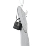 Patent Cannage Medium Lady Dior Black
