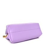 Box Calfskin Diamond Frame Clutch Wisteria