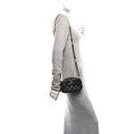 Caviar Quilted Mini CC You Camera Case Black