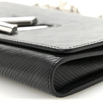 Epi Twist Chain Wallet Black