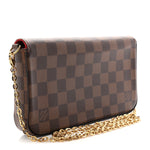 Damier Ebene Pochette Felicie Chain Wallet