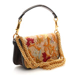 Fabric Karung Crystal Embroidered Vlogo Small Loco Shoulder Bag Multicolor