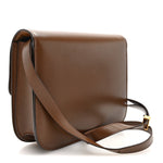 Box Calfskin Medium Classic Box Flap Bag Camel