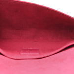 Monogram Pochette Felicie Chain Wallet Fuchsia