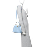 Nappa Mini Peekaboo Iconic Satchel Azzurro Baby