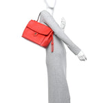 Calfskin Lockme PM Rouge